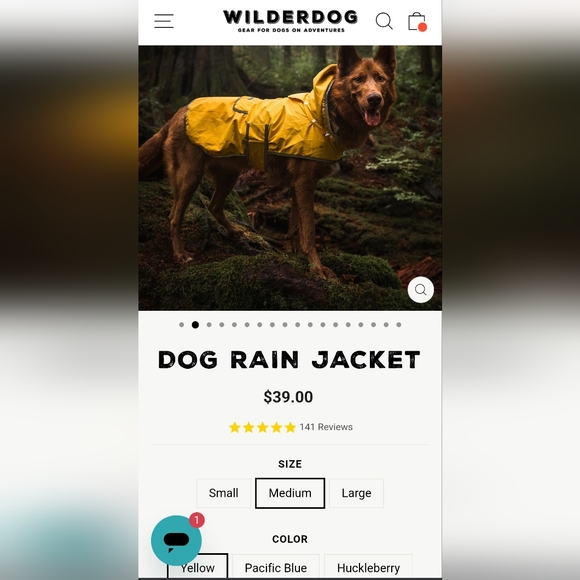 Dog jacket - Picture 1 of 2